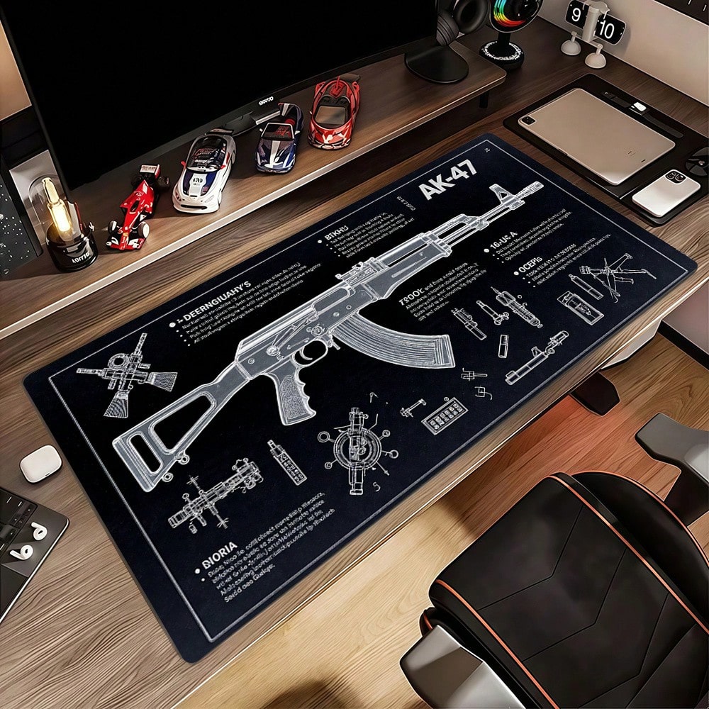 Gaming Accessories As Gifts - [JIT]1개 대형 게이밍 마우스 마드, AK-47