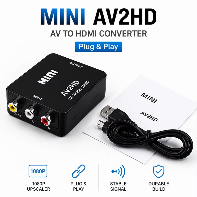 Video Gaming Accessories - HDTV 컨버터 박스 RCA AV CVBS