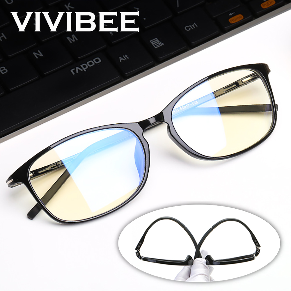 Gaming Glasses Tinted - VIVIBEE 안티 블루 라이트 안경 남성