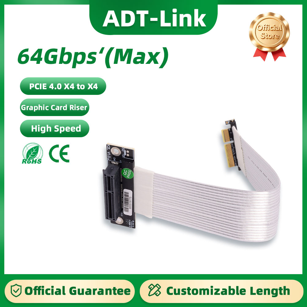 Pcie Extension Cable - ADT-Link K22SL-TL PCIE 4.0 X4 -