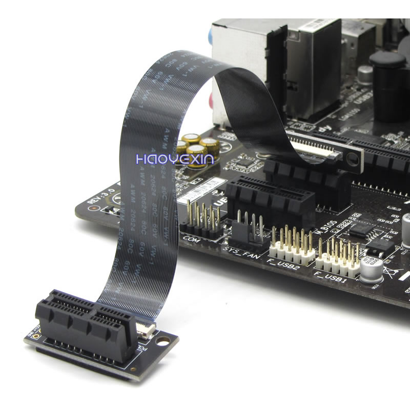 Pcie Extension Cable - pci-e 1X FPC Express 라이저 확장
