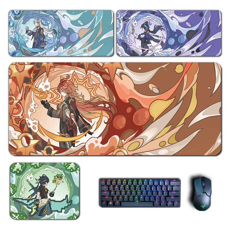 Gaming Accessories Keyboards - Anime Genshin Impact 마우스 패드 Hu