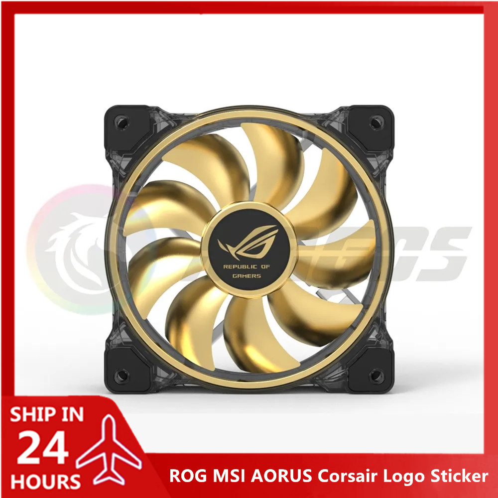 Video Gaming Accessories - PC 게이머 캐비닛 팬 로고 스티커