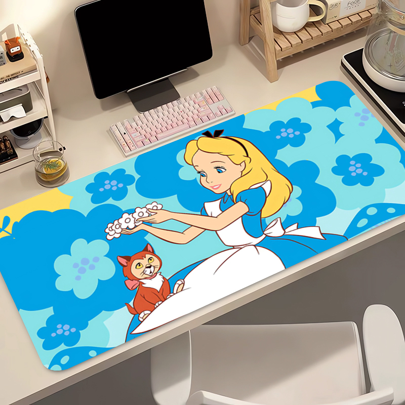 Gaming Accessories Keyboards - 90x40cm 마우스 패드 A-이상한 나라의 앨리스