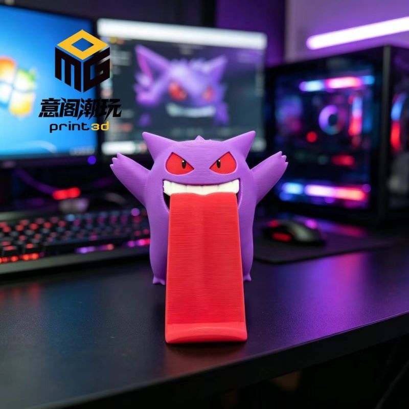 Gaming Accessories As Gifts - 포켓몬 겐가 크리에이티브 휴대폰 거치대 3D