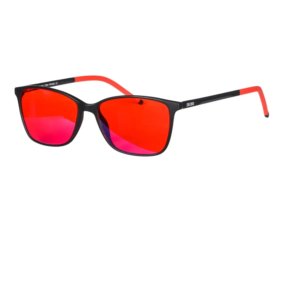 Gaming Glasses Tinted - 블루라이트 차단 컴퓨터 안경 여성용 빨간