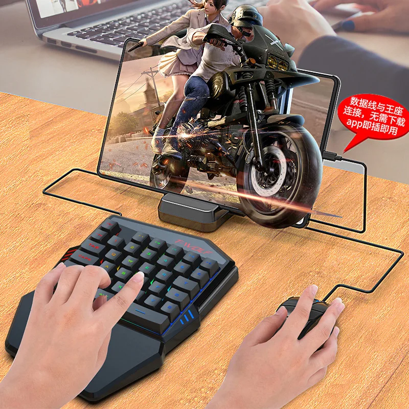 T-WOLF TF900 한 손으로 키보드 왕좌 세트 모 - Gaming Accessories Mobile 리뷰 및 가격