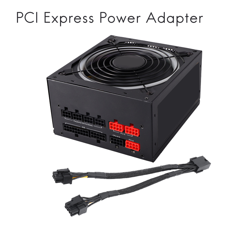 SMIEA 1PCS GPU PCIe 8핀 암-듀얼 2X - Pcie Extension Cable 리뷰 및 가격