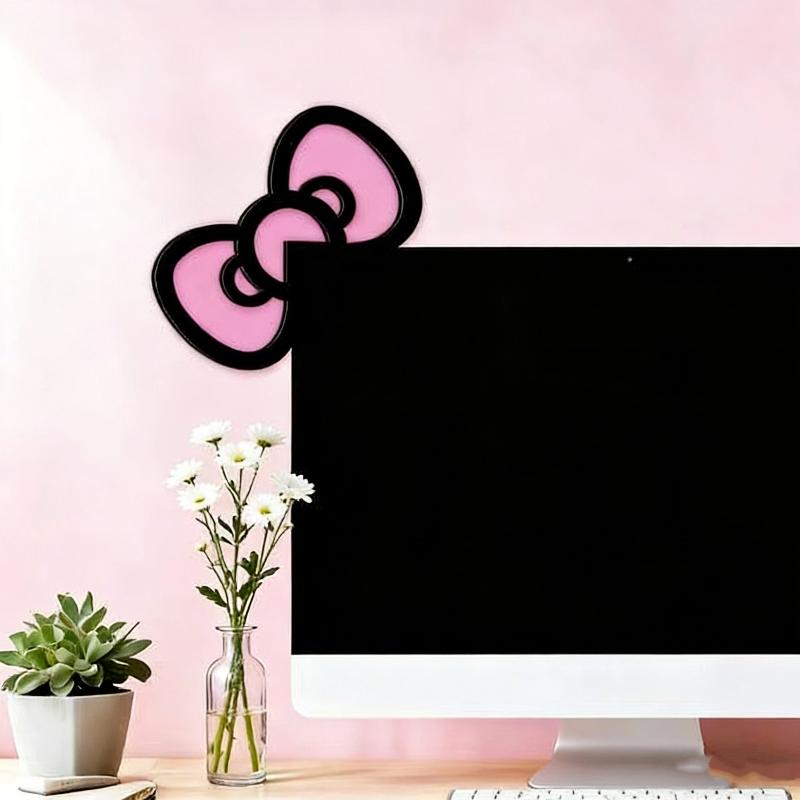 새로운 1/2Pcs 나무 Bowknot PC 액세서리  - Gaming Accessories Monitor 리뷰 및 가격
