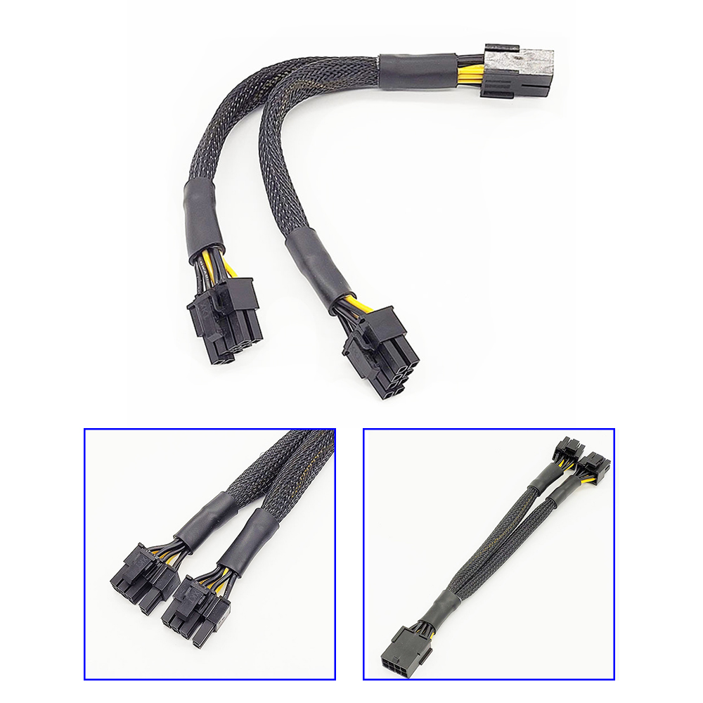 PCIe 8핀 암 커넥터 - 듀얼 8핀 6+2 수 커넥 - Pcie Extension Cable 리뷰 및 가격