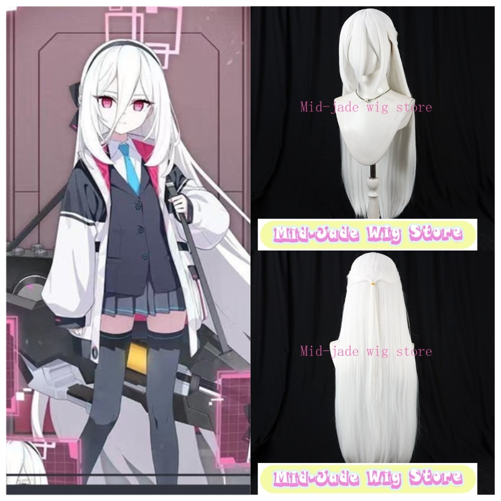 블루 아카이브 케이 코스프레 가발 텐도 케이 화이트 롱 - Gaming Accessories Anime 리뷰 및 가격
