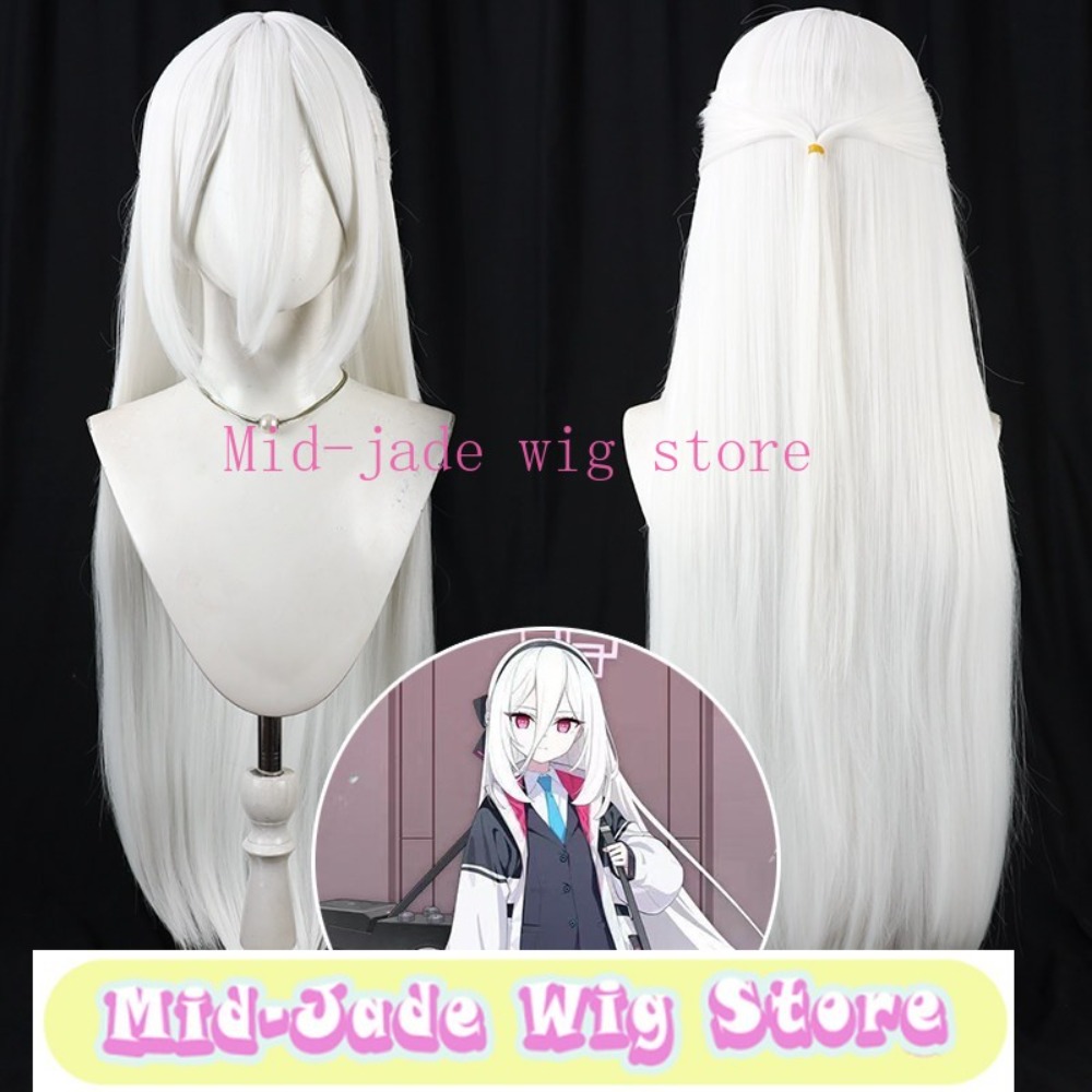 블루 아카이브 케이 코스프레 가발 텐도 케이 화이트 롱 - Gaming Accessories Anime 리뷰 및 가격