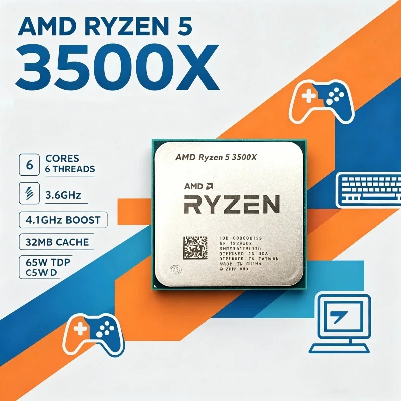 소켓 AM4 교체용 프로세서 R5 3500X 6 코어  - Gaming Accessories Stand 리뷰 및 가격