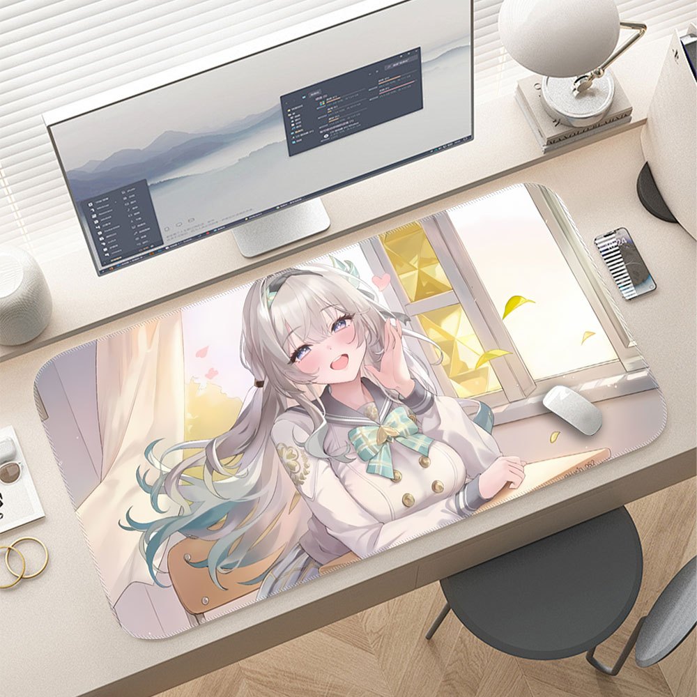 대형 애니메이션 소녀 마우스 패드 반딧불이 스타 레일  - Gaming Accessories Officeworks 리뷰 및 가격