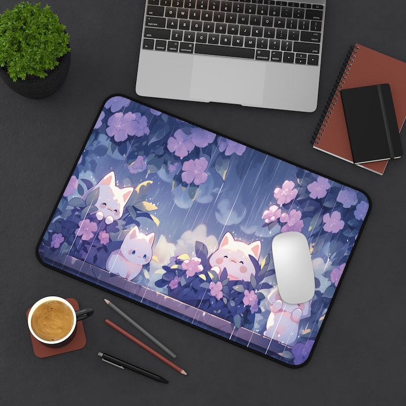 Kawaii Cats in the Rain 대형 마우스 - Gaming Accessories Officeworks 리뷰 및 가격