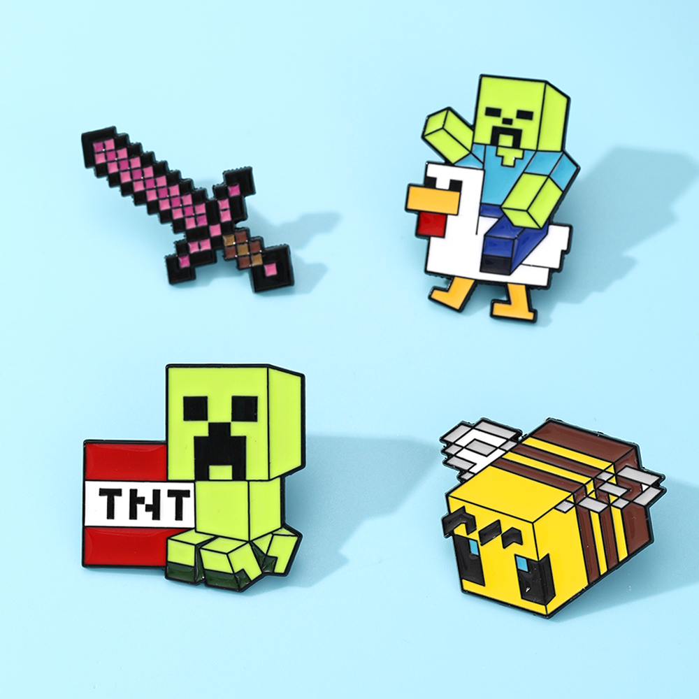 4개의 귀여운 베이비 좀비 치킨 조키 & 픽셀 꿀벌 에 - Gaming Accessories Stand 리뷰 및 가격