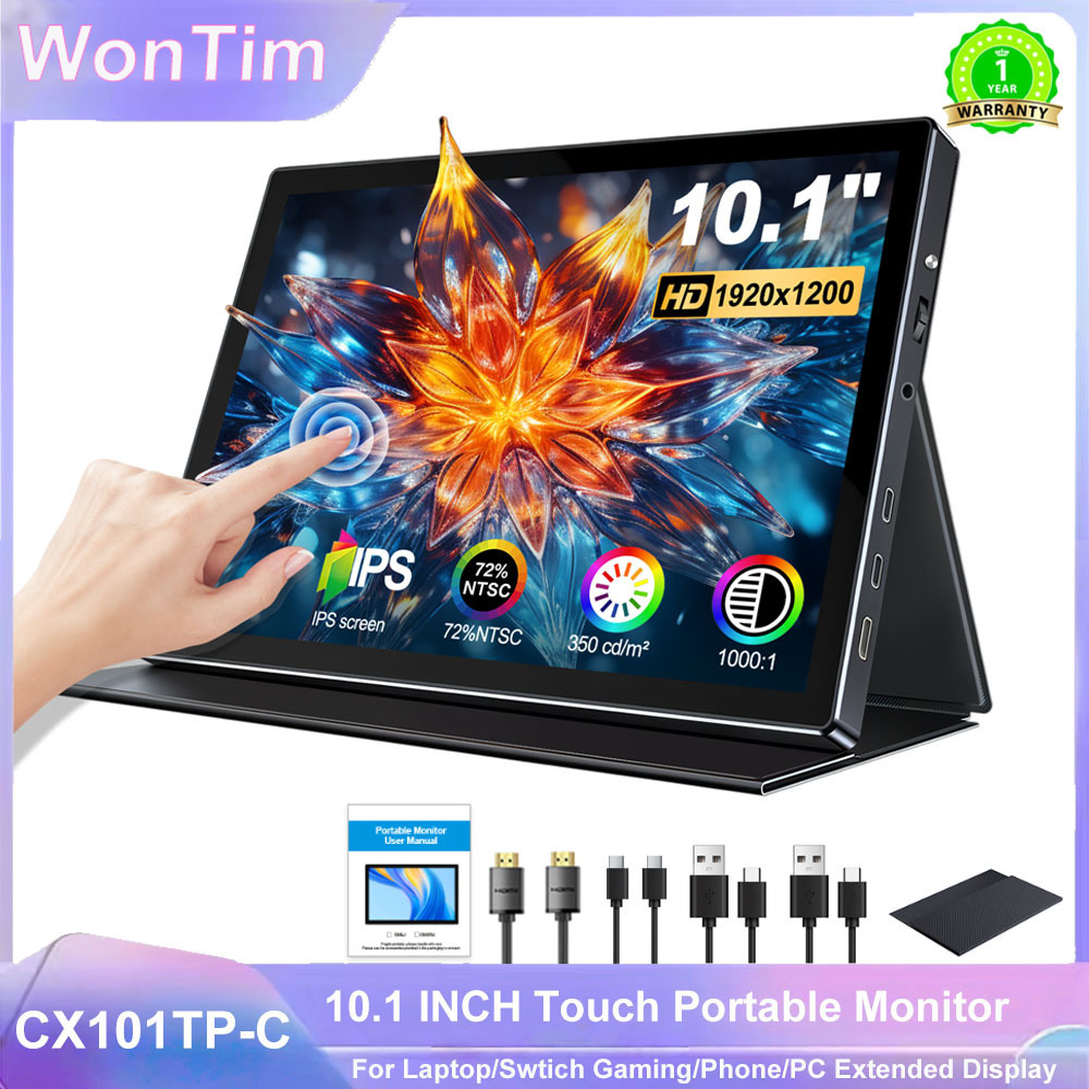 10.1인치 터치 디스플레이 1920X1200 휴대용  - Gaming Accessories Monitor 리뷰 및 가격