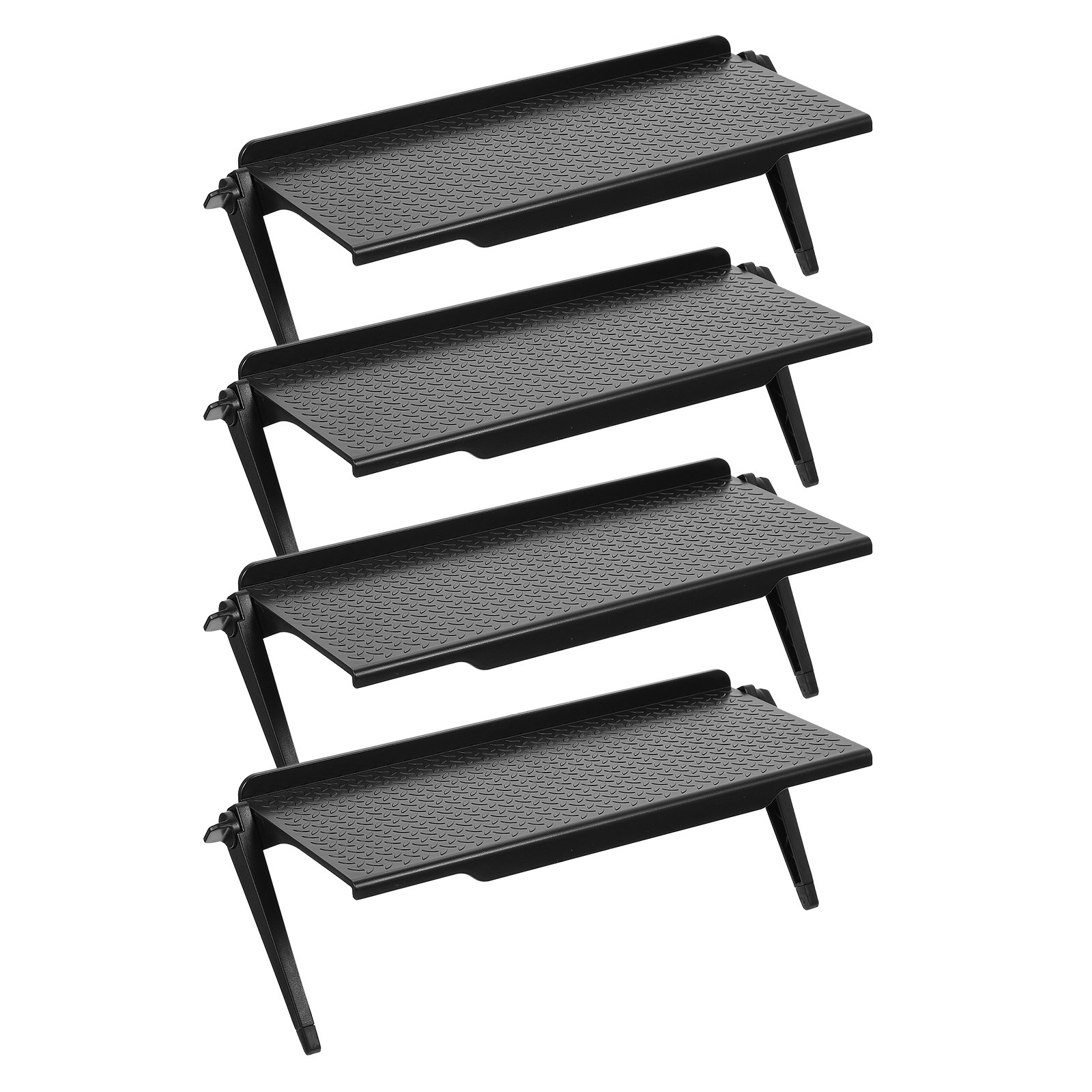 4개 세트, 조절 가능한 플라스틱 TV 액세서리 선반, - Gaming Accessories Stand 리뷰 및 가격