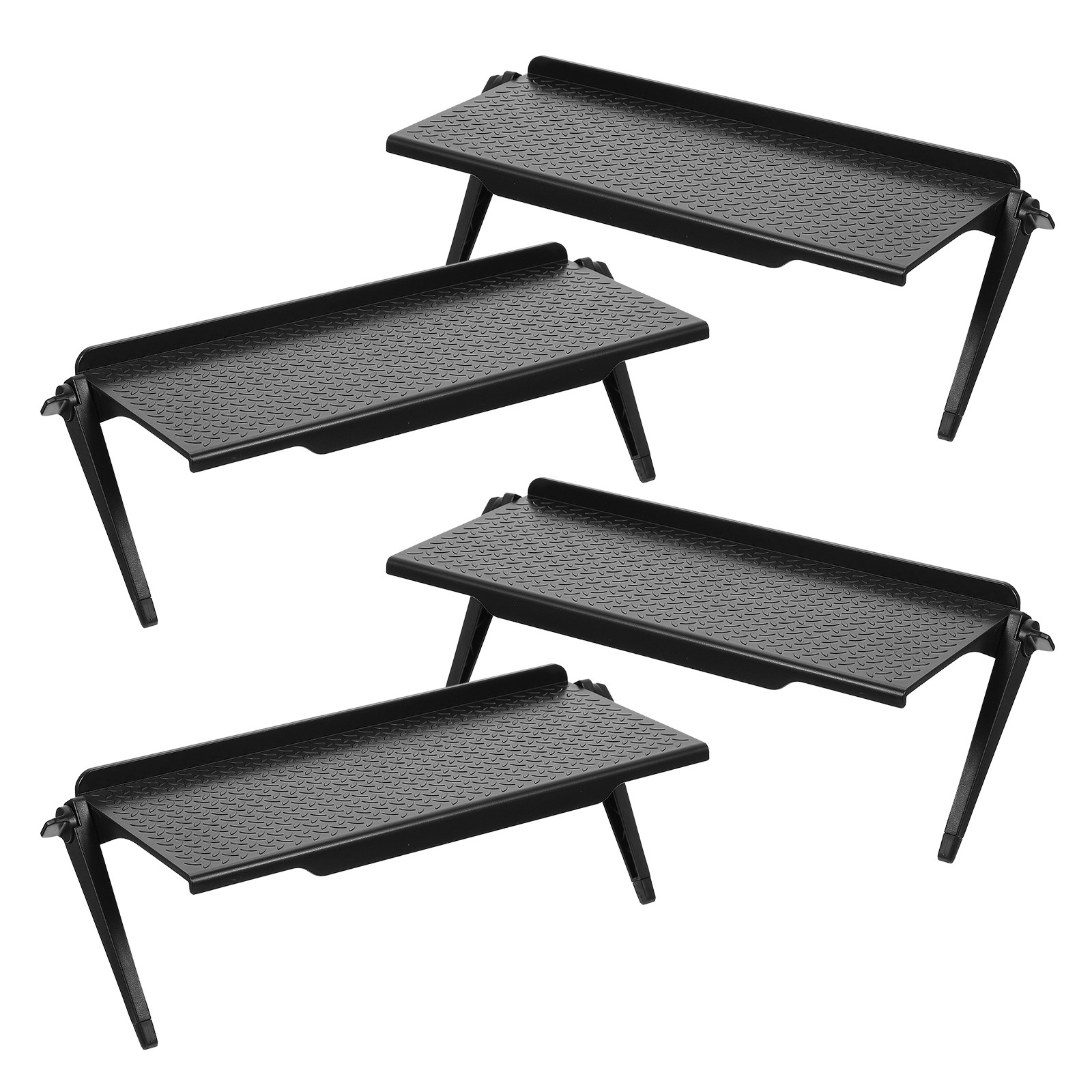 4개 세트, 조절 가능한 플라스틱 TV 액세서리 선반, - Gaming Accessories Stand 리뷰 및 가격