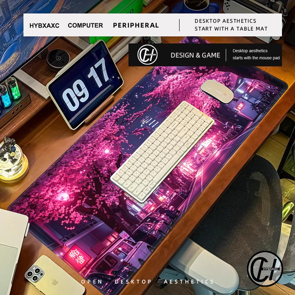 마우스 패드 일본식 거리 퍼플 사쿠라 작업 사무실 액세 - Gaming Accessories Officeworks 리뷰 및 가격