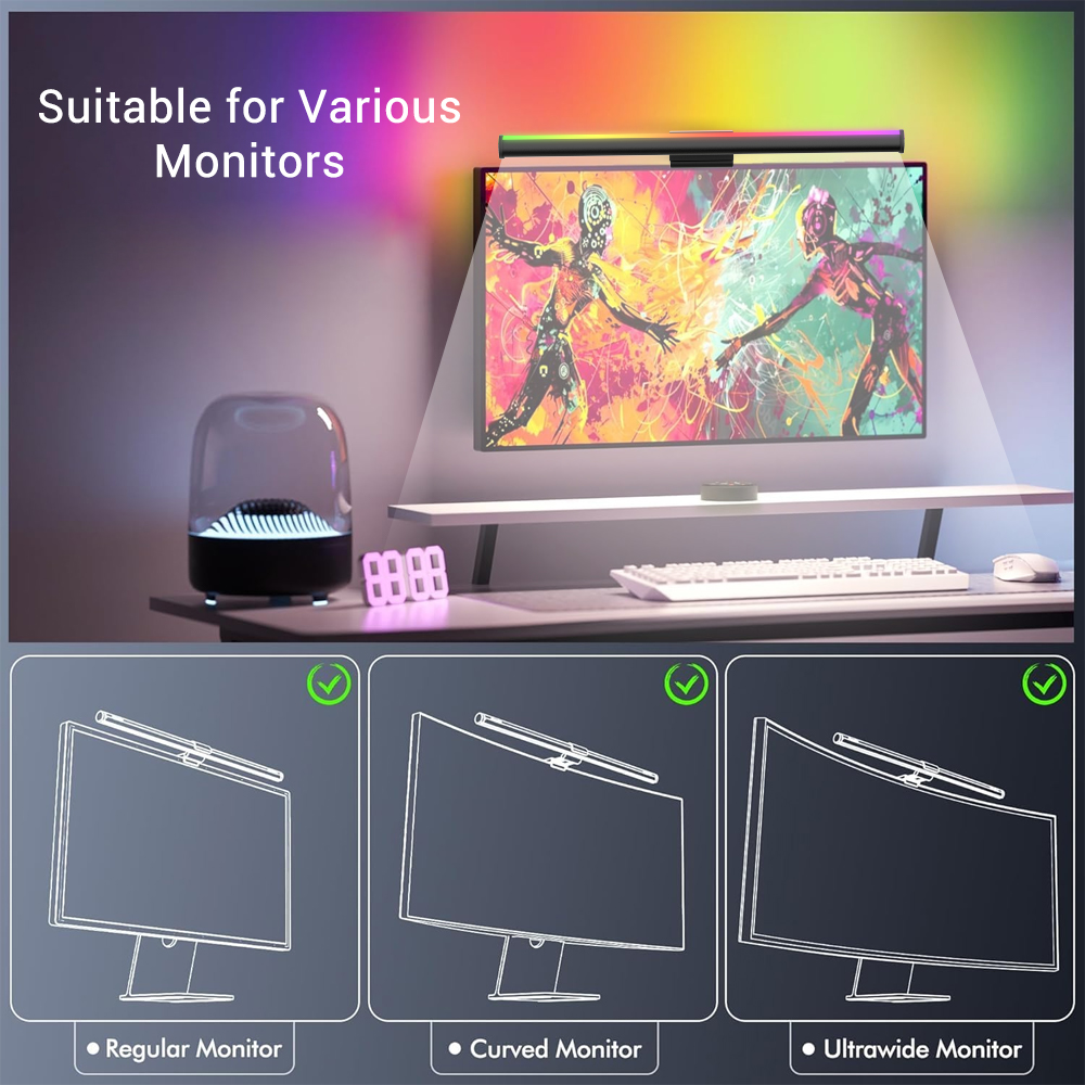 와이파이 라이트바 모니터 라이트 바 램프 스크린 설정  - Gaming Accessories Monitor 리뷰 및 가격