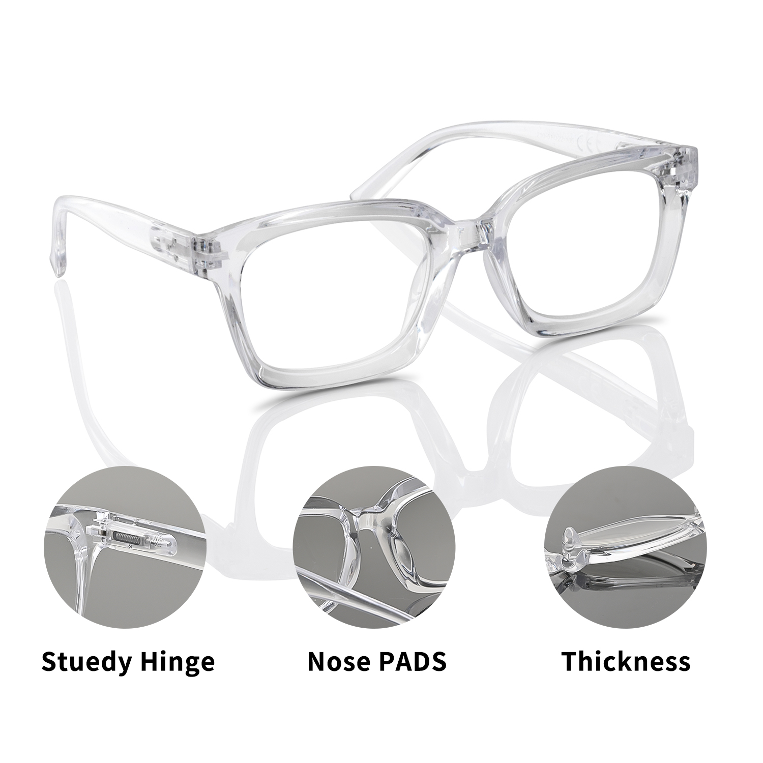 세련된 사각형 독서용 안경, 블루라이트 차단, 편안한  - Gaming Glasses Tinted 리뷰 및 가격