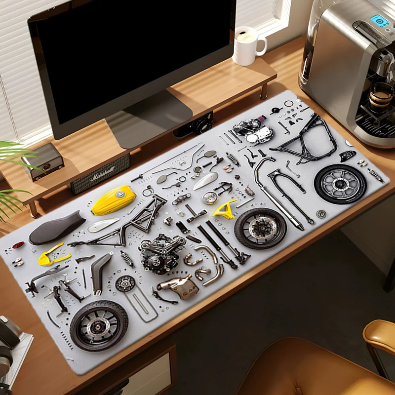 분해도면 고무 마우스 패드 마우스 패드 XXL 게임 액 - Gaming Accessories Keyboards 리뷰 및 가격