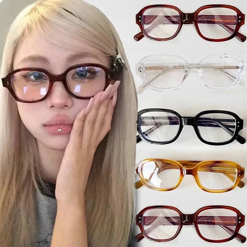 레트로 스퀘어 근시 안경 여성 레드 컴퓨터 독서 안경  - Gaming Glasses Tinted 리뷰 및 가격