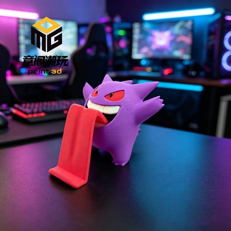 포켓몬 겐가 크리에이티브 휴대폰 거치대 3D 프린팅 피 - Gaming Accessories As Gifts 리뷰 및 가격