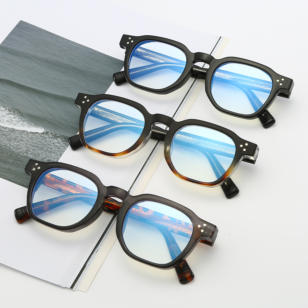 빈티지 블루라이트 차단 안경 - 아세테이트 인레이 두꺼 - Gaming Glasses Tinted 리뷰 및 가격