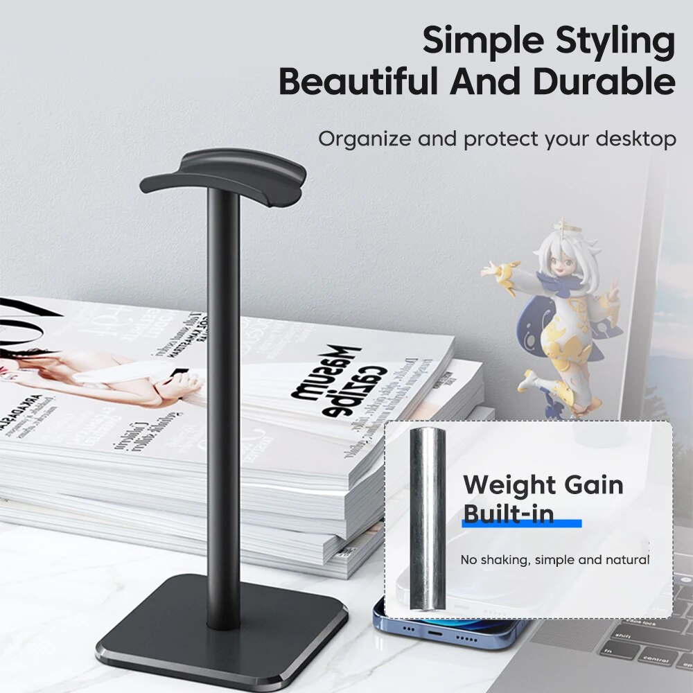 범용 헤드폰 스탠드 알루미늄 합금 헤드셋 거치대, 게임 - Gaming Accessories Stand 리뷰 및 가격