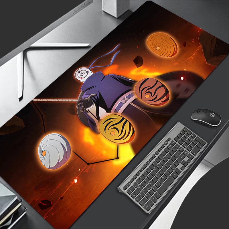 마우스 패드 애니메이션 카페 라지 나루토 오비토 우치하 - Gaming Accessories Keyboards 리뷰 및 가격