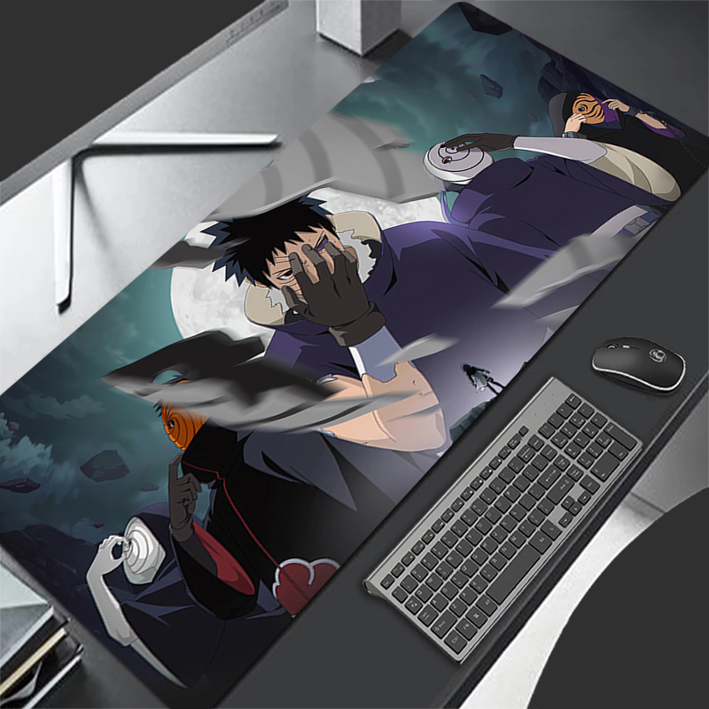 마우스 패드 애니메이션 카페 라지 나루토 오비토 우치하 - Gaming Accessories Keyboards 리뷰 및 가격