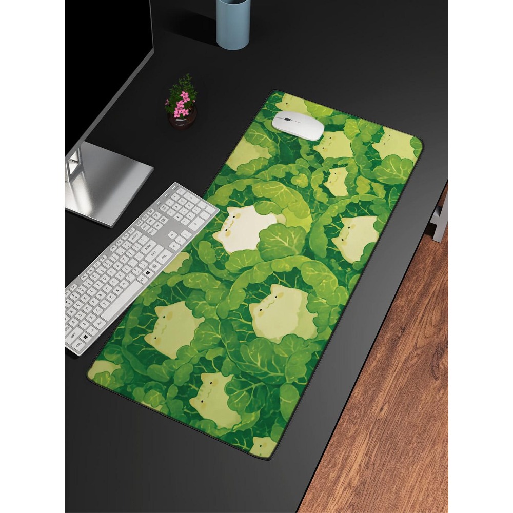 카와이 데스크 매트, 양배추 속의 귀여운 고양이, 귀여 - Gaming Accessories Officeworks 리뷰 및 가격
