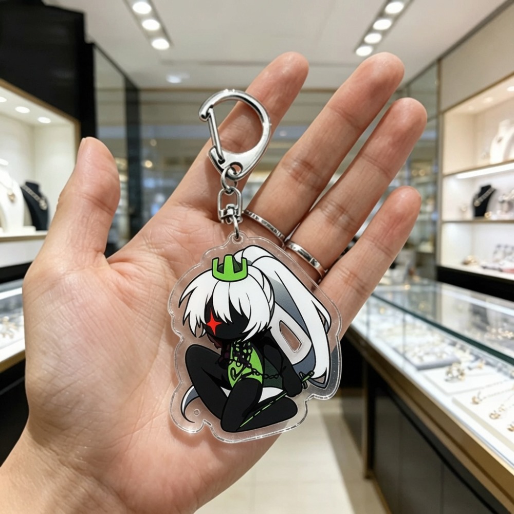 귀여운 만화 치비 키체인 액세서리 가방 참 장식품 무서 - Gaming Accessories Stand 리뷰 및 가격