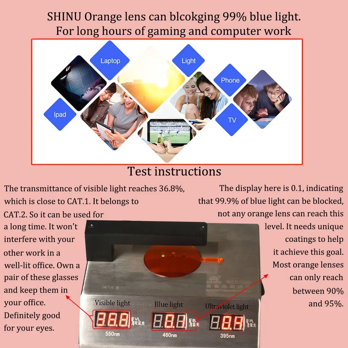 블루라이트 차단 컴퓨터 안경 여성용 빨간 렌즈 100% - Gaming Glasses Tinted 리뷰 및 가격